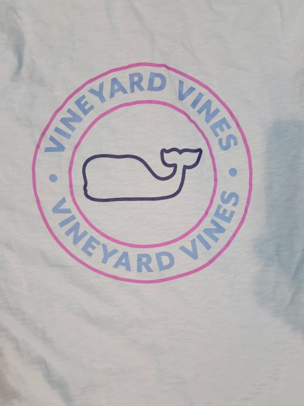 Vineyard Vines/Hoodie/Womens M/Light Blue/Whale Logo Coastal Prep Beach Chic Top